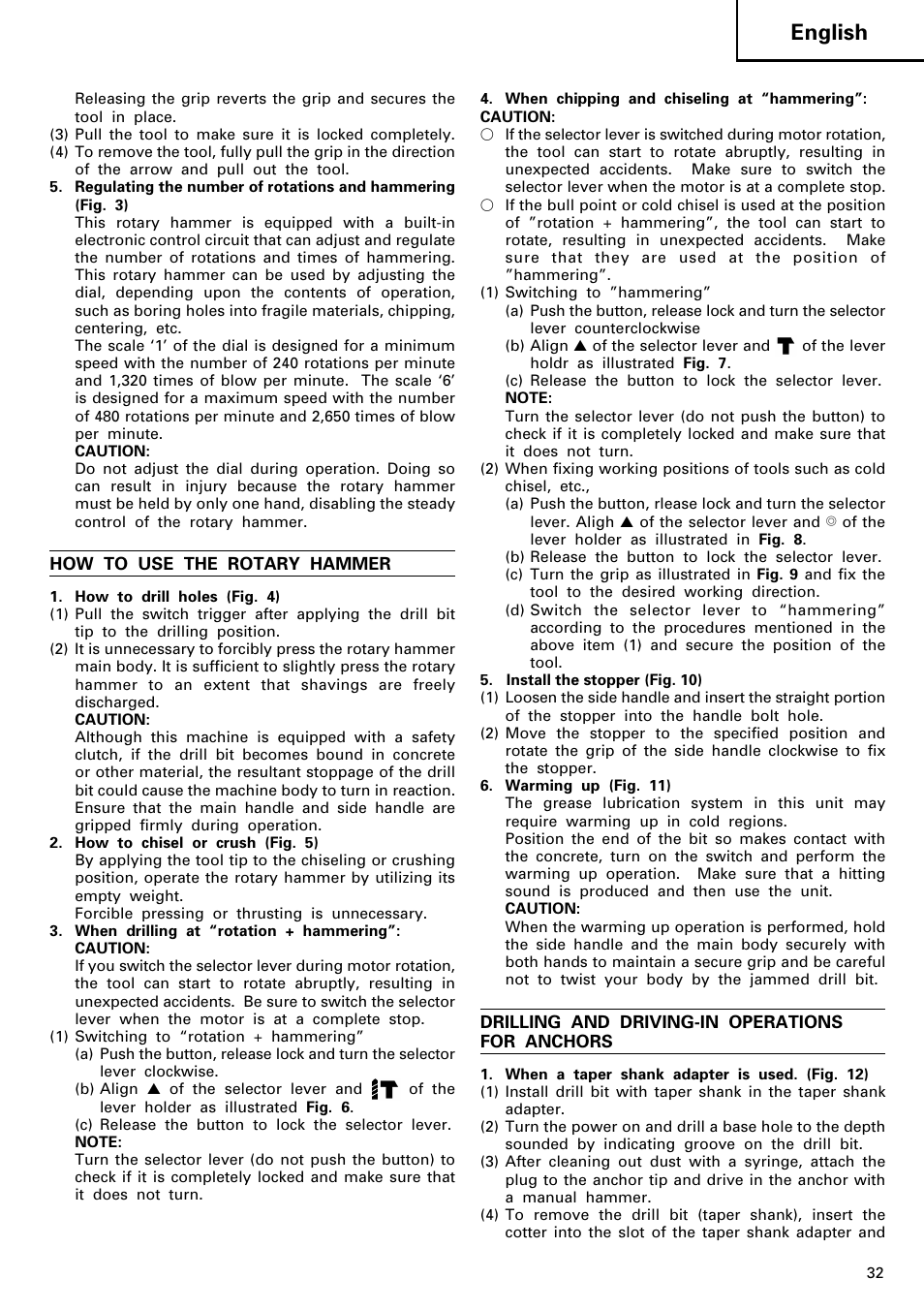 English | Hitachi DH 40MR User Manual | Page 33 / 42