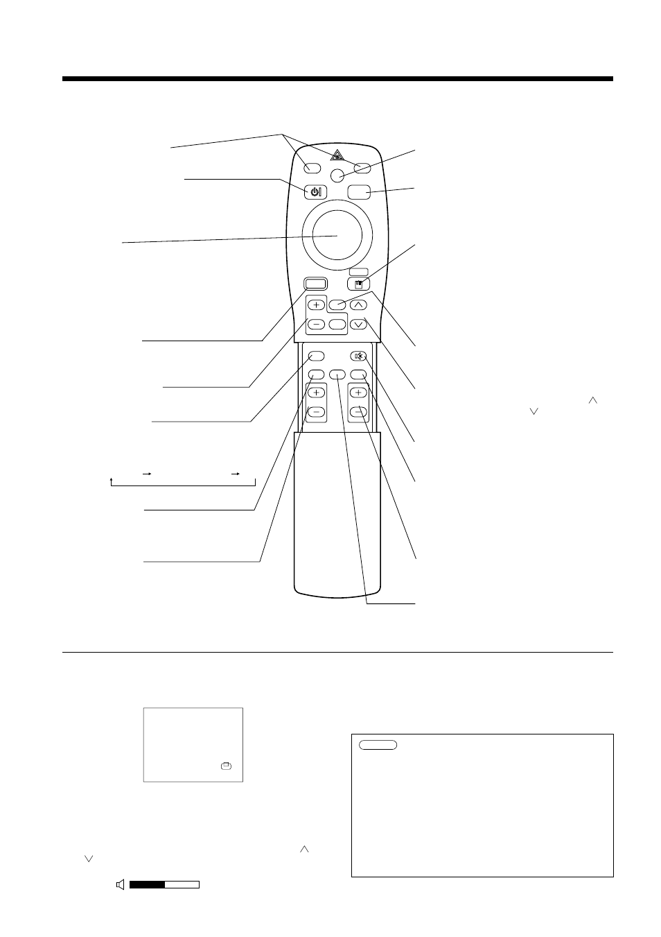 Names and functions of each part (continued), Remote control transmitter | Hitachi CP-S860E User Manual | Page 10 / 35