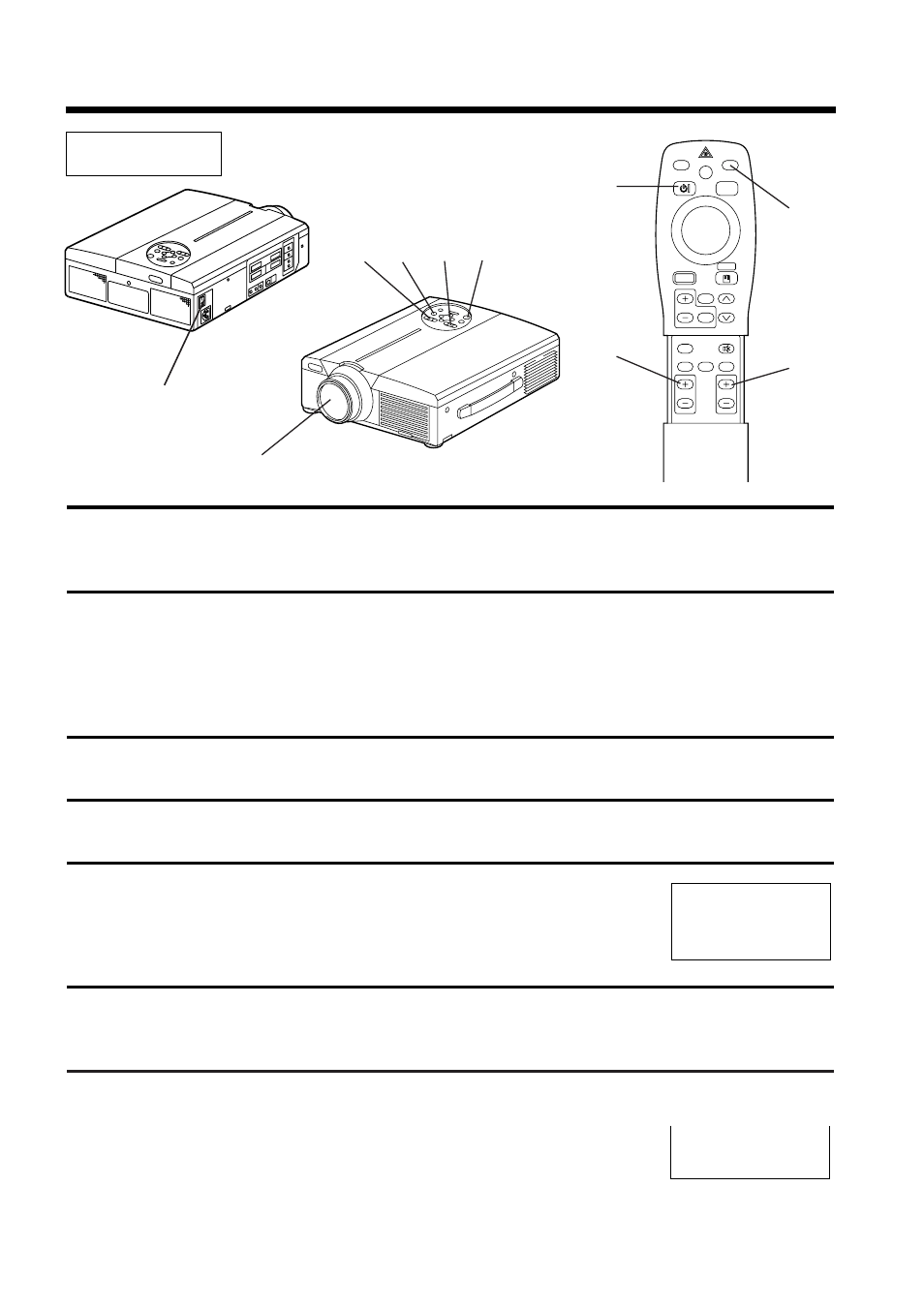 Basic operations, Press the standby / on button, Remove the lens cap | Use the zoom button to adjust the screen size, Use the focus button to adjust the focus, Turn on the power to the connected equipment | Hitachi CP-S860E User Manual | Page 13 / 35