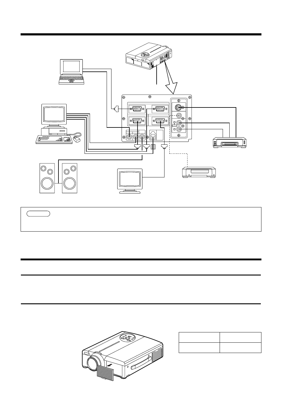 Example of system setup cleaning the air filter, Remove the front air filter | Hitachi CP-S860E User Manual | Page 31 / 35