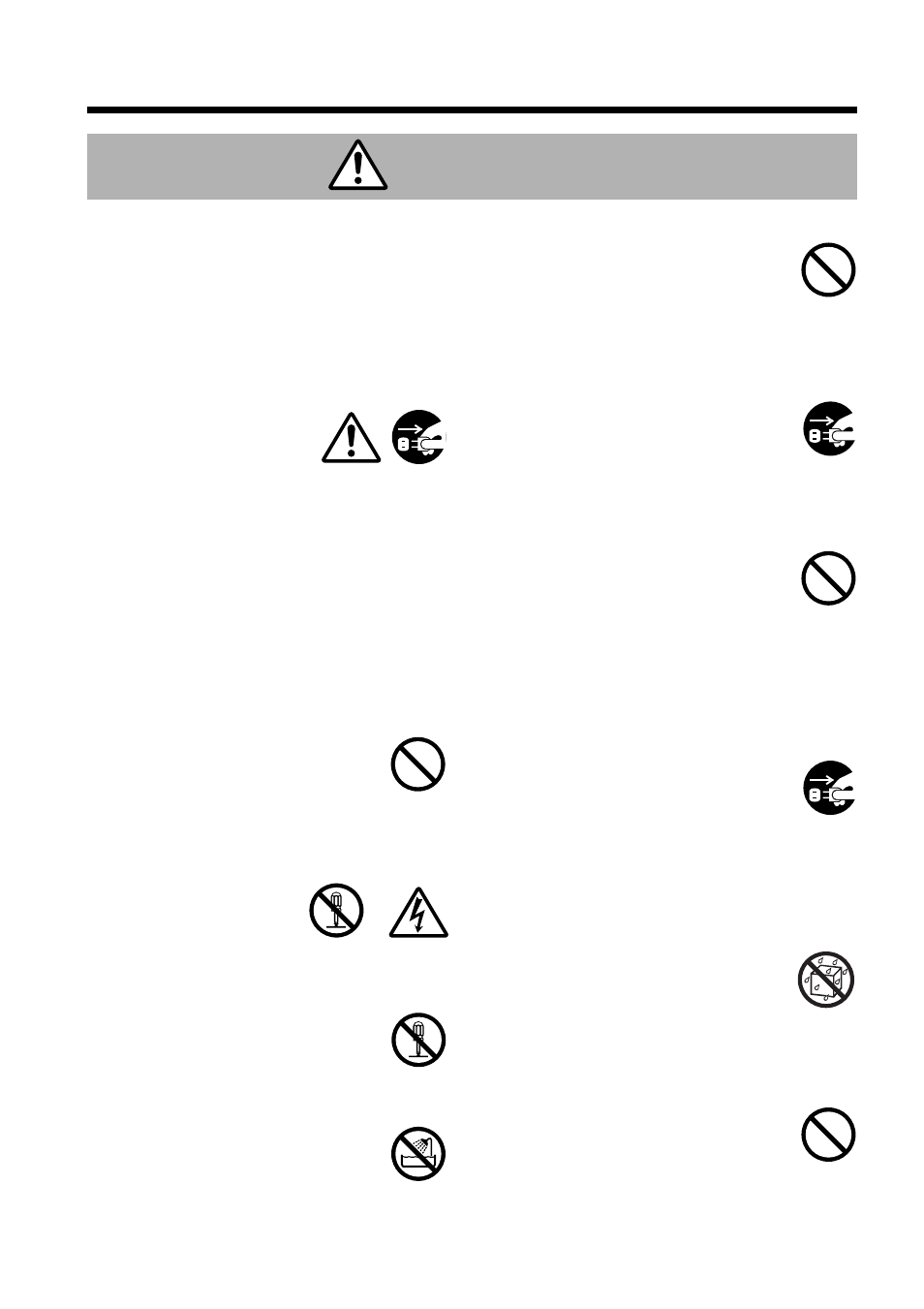 Warning, Safety precaution | Hitachi CP-S860E User Manual | Page 4 / 35