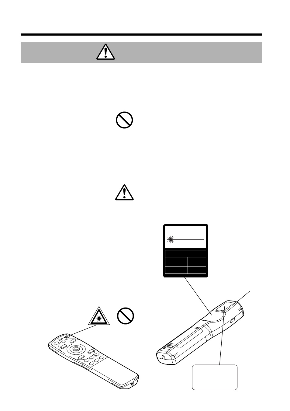 Warning | Hitachi CP-S860E User Manual | Page 5 / 35