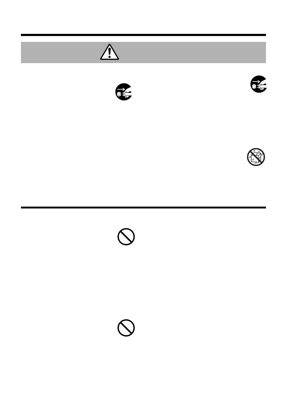 Caution, General cautions | Hitachi CP-S860E User Manual | Page 7 / 35