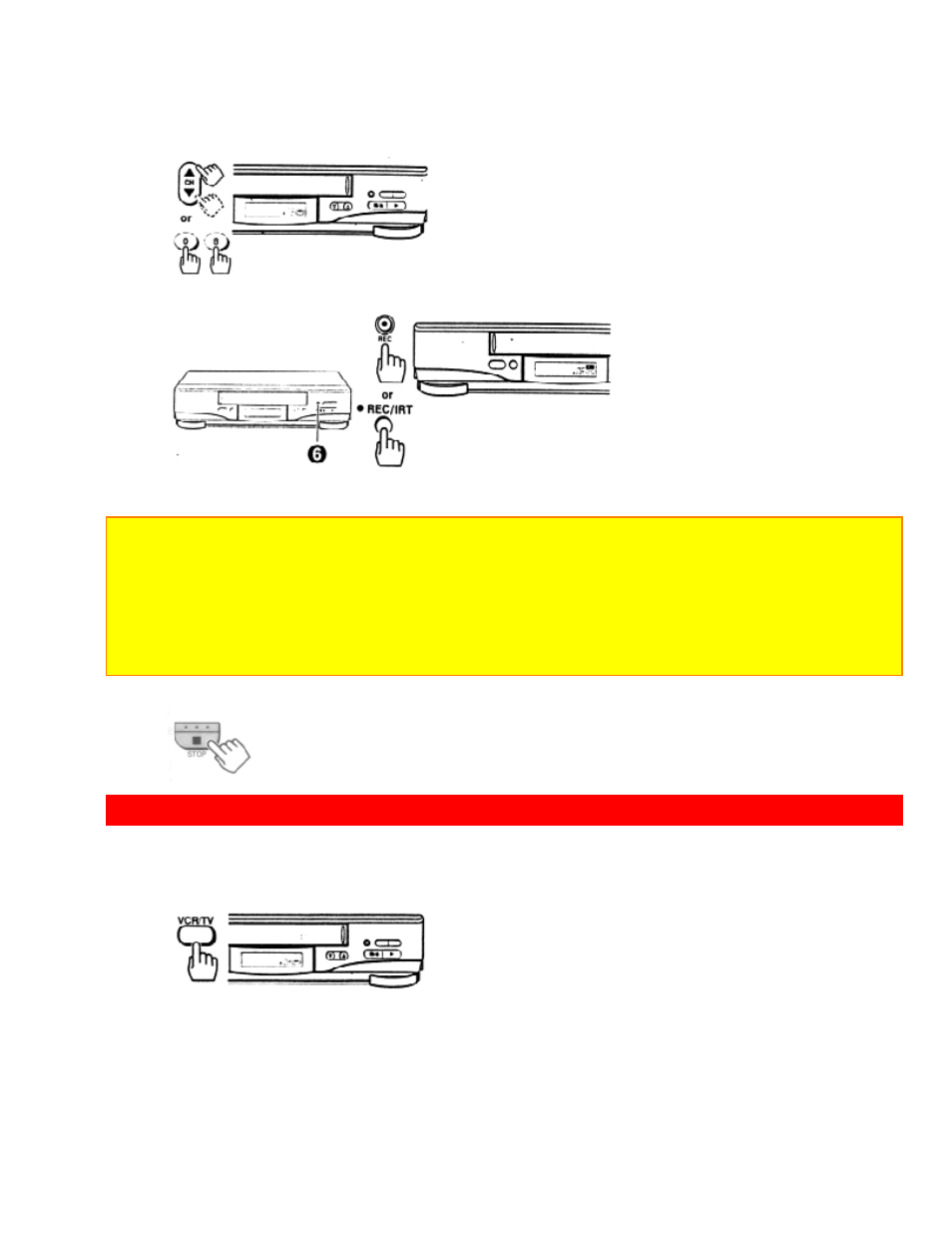 Recording a program -recording tips | Hitachi VT-FX623A User Manual | Page 41 / 65