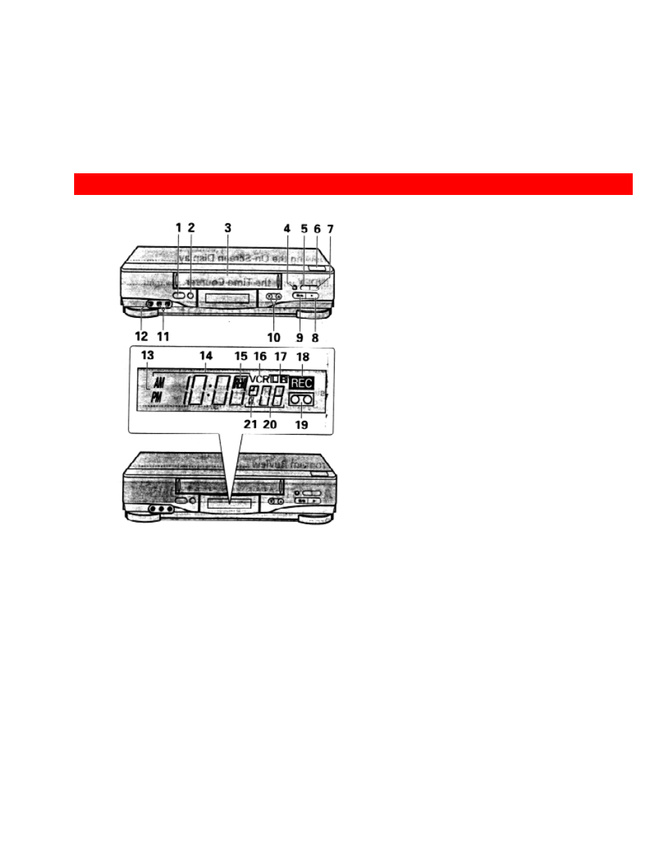 Customer controls | Hitachi VT-FX623A User Manual | Page 7 / 65