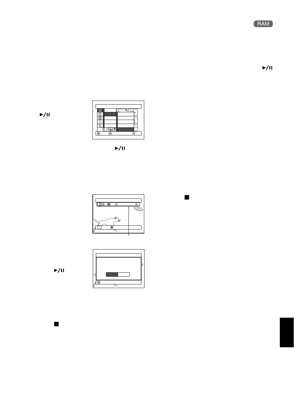 Dividing movies (edit - divide) | Hitachi DZMV550A User Manual | Page 117 / 187