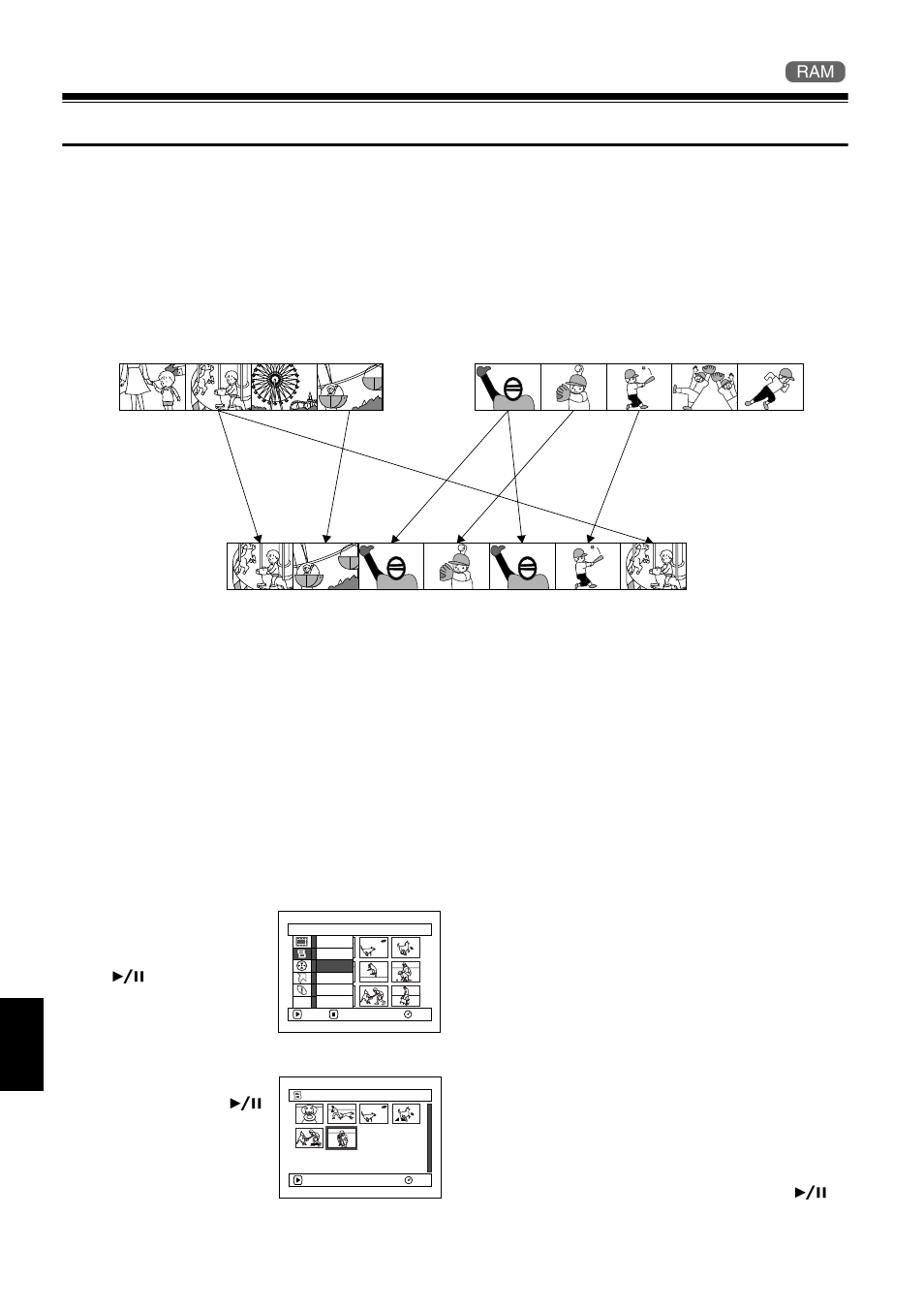 Play list, What is “play list, Creating new play list (create) | Hitachi DZMV550A User Manual | Page 126 / 187
