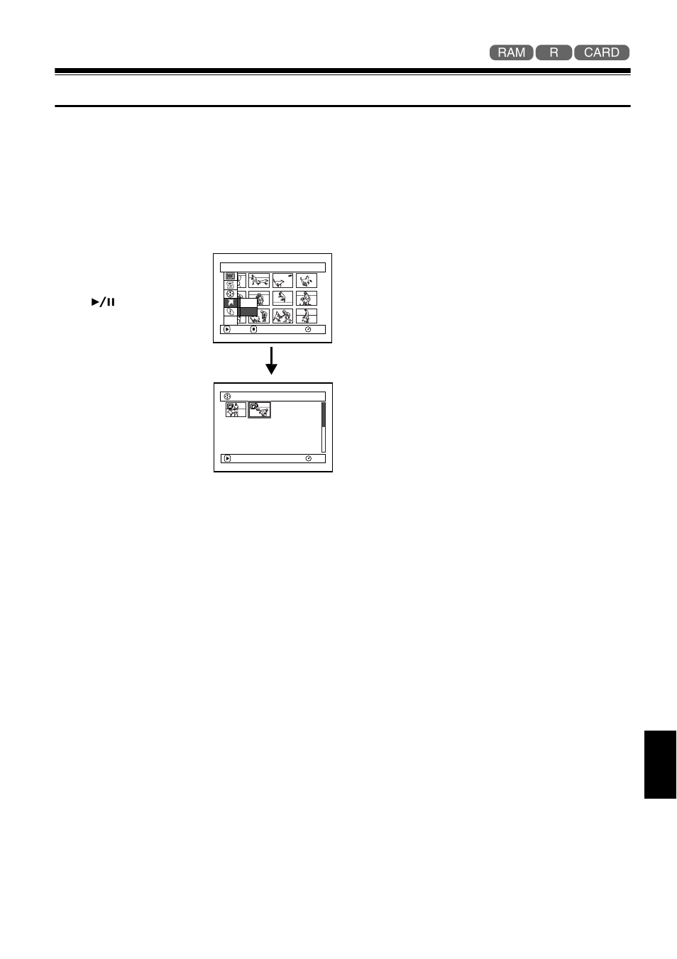 Go to, Top (end) | Hitachi DZMV550A User Manual | Page 133 / 187