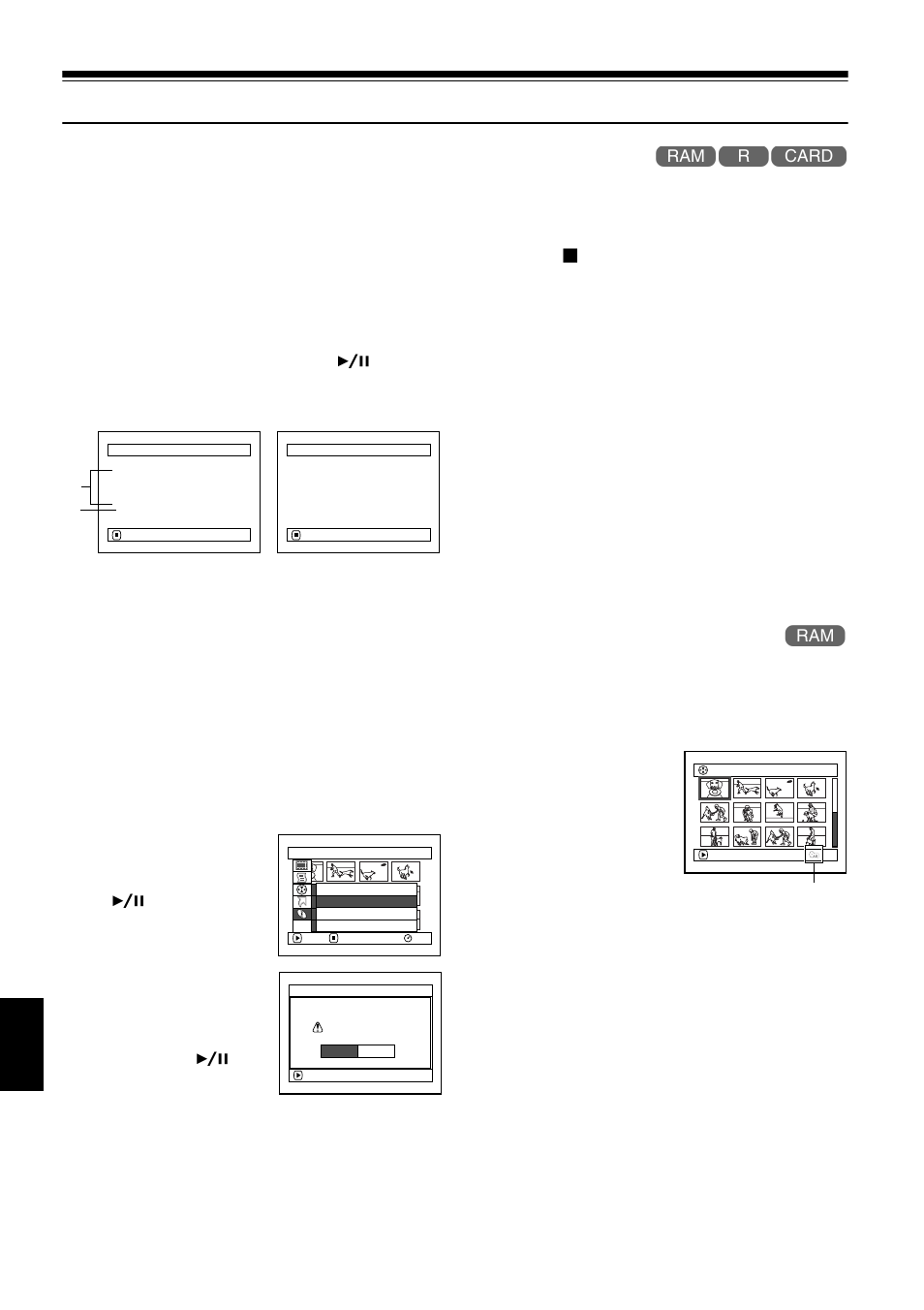 Disc or card management, Protecting disc from writing (protect disc) | Hitachi DZMV550A User Manual | Page 134 / 187