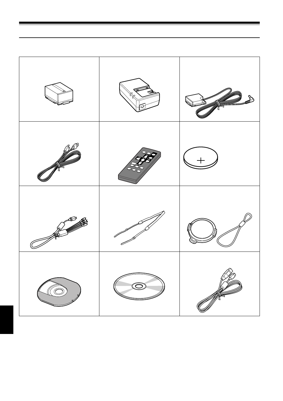 Checking provided accessories | Hitachi DZMV550A User Manual | Page 16 / 187