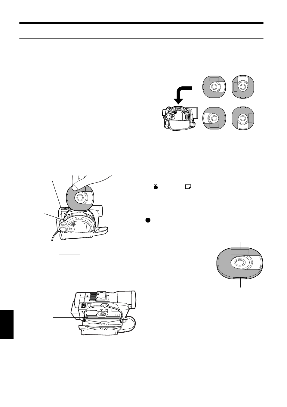 Inserting and removing disc | Hitachi DZMV550A User Manual | Page 44 / 187