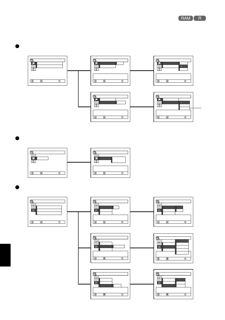Flow of quick mode when recording movie, English, P. 37) | Hitachi DZMV550A User Manual | Page 64 / 187