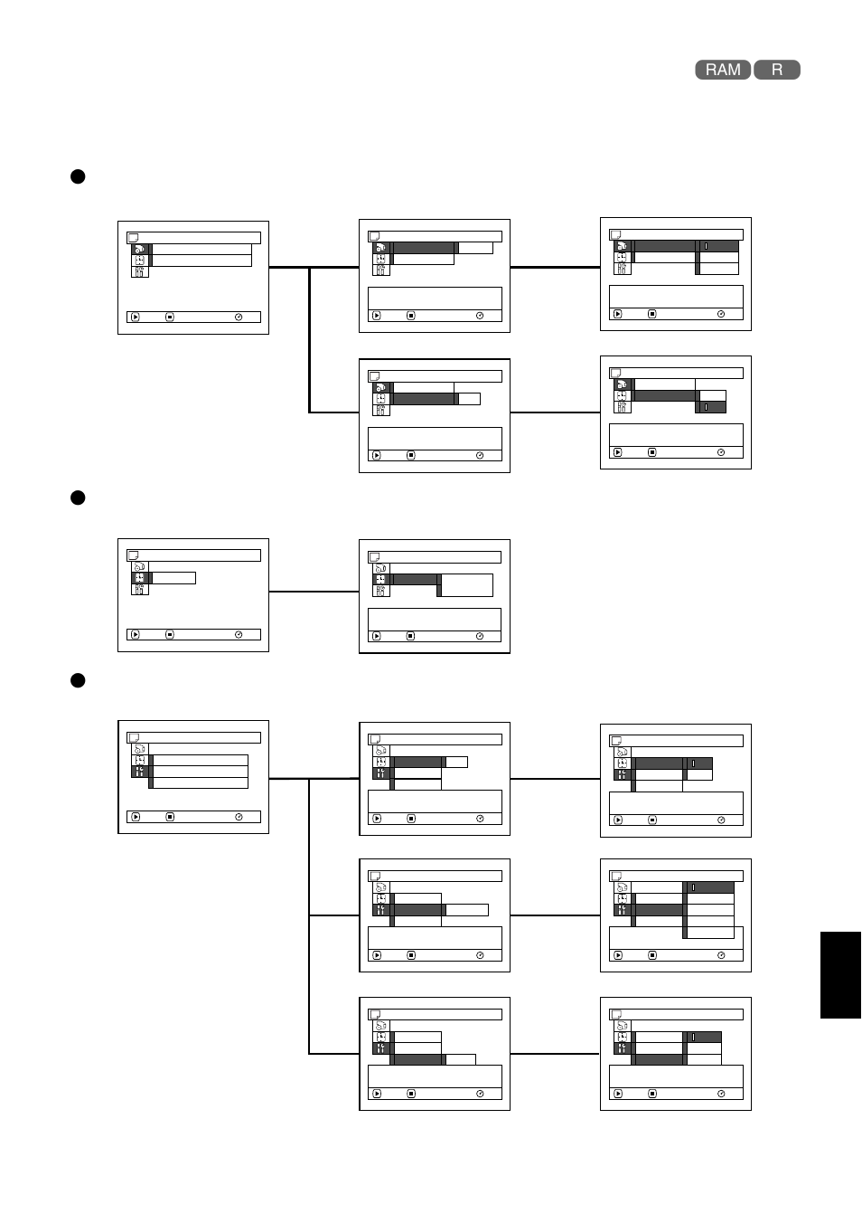 Flow of quick mode when recording photo (disc), English, No photo can be recorded on dvd-r disc | P. 98) (p. 99), P. 37) | Hitachi DZMV550A User Manual | Page 65 / 187
