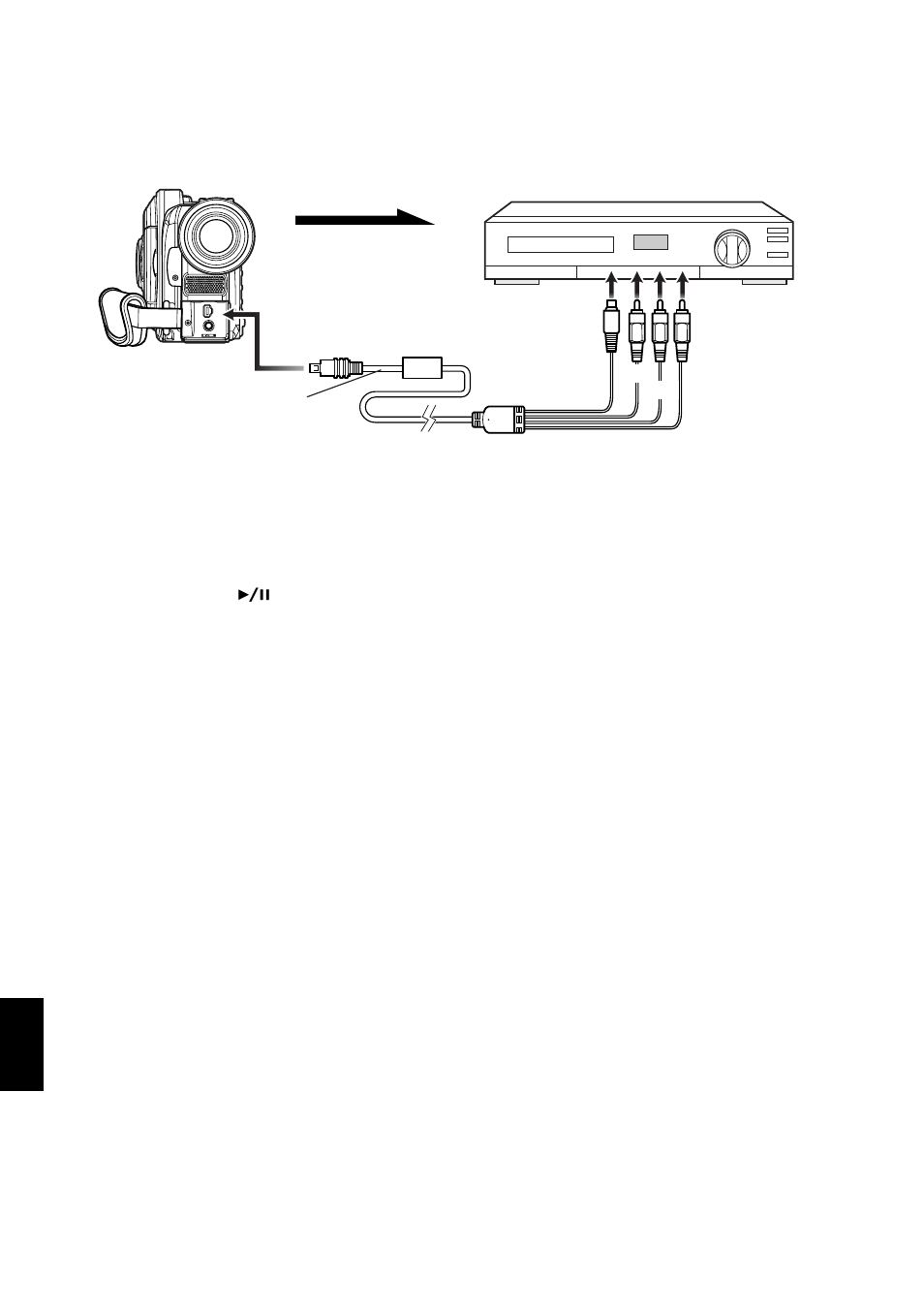 Recording (dubbing) images on other video devices | Hitachi DZMV550A User Manual | Page 86 / 187
