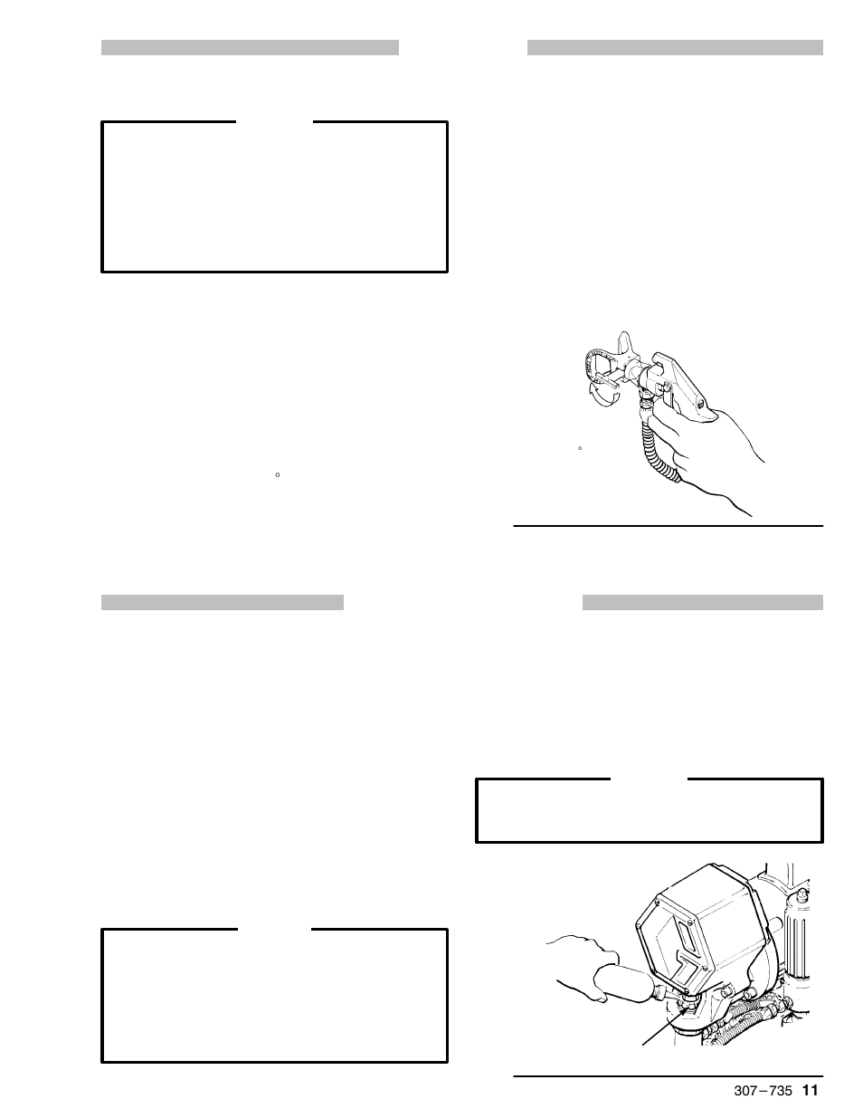 Operation, Shutdown and care | Hitachi EM 490 User Manual | Page 11 / 32