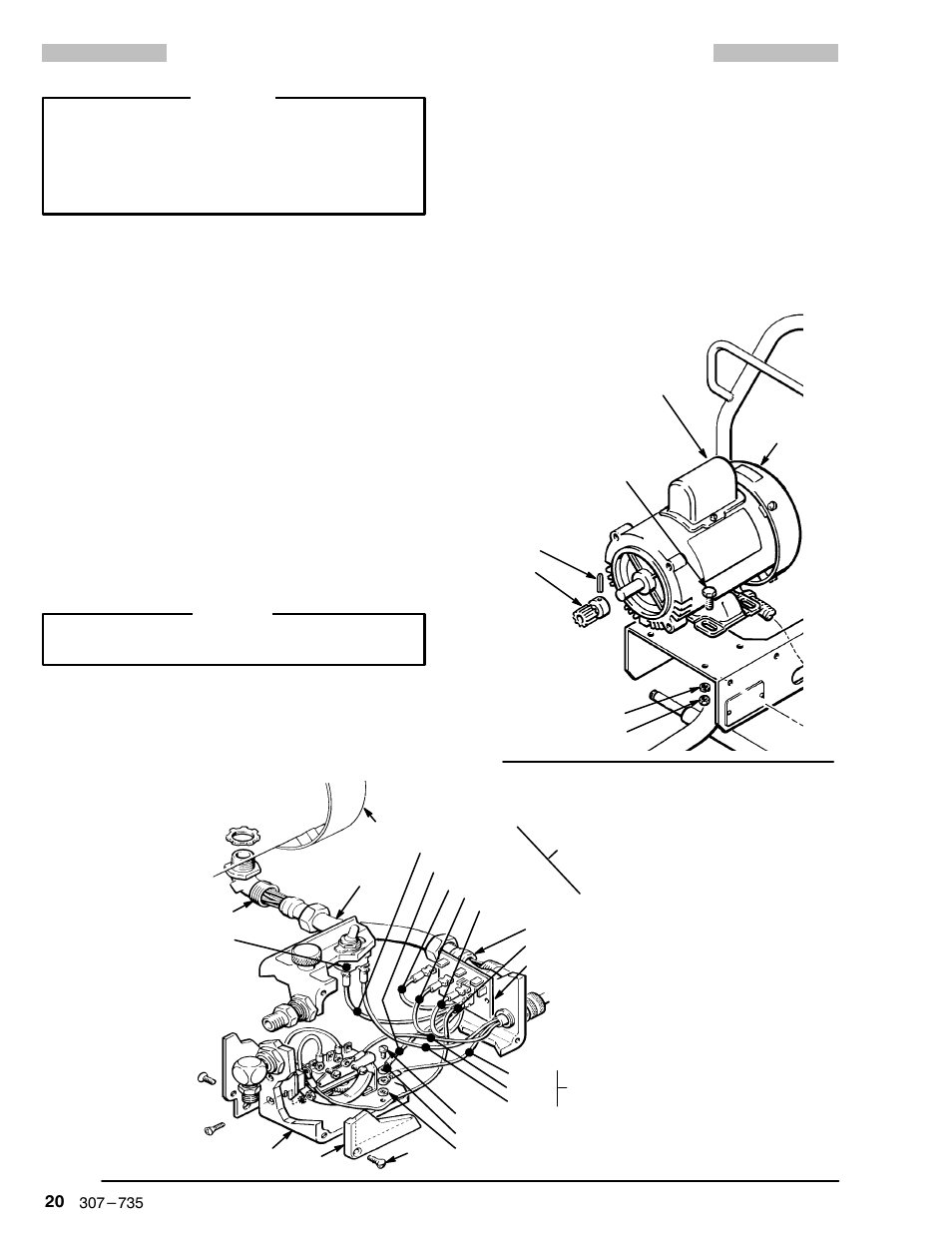 Replacing the electric motor & capacitor | Hitachi EM 490 User Manual | Page 20 / 32