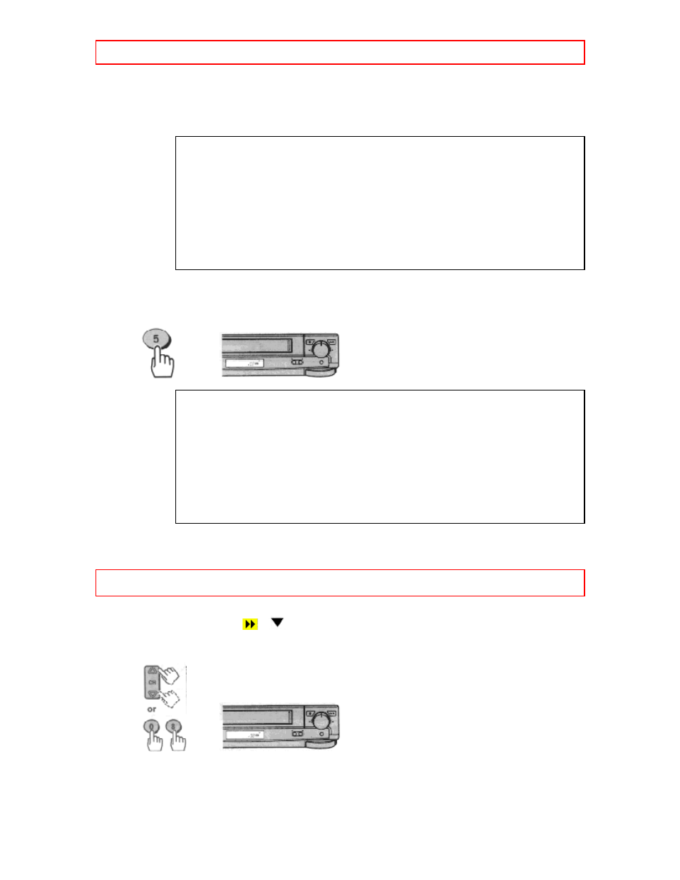 Vhs recording step (cont.) pg. 3, Vhs recording step | Hitachi VT-DX815A User Manual | Page 53 / 85