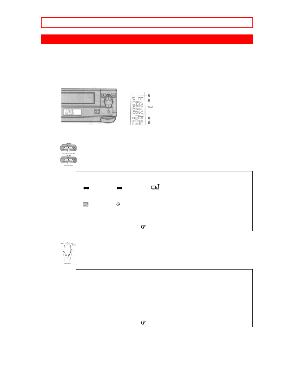 D-vhs recording setup, Setup procedure (hookups [a], [b] or [c]) | Hitachi VT-DX815A User Manual | Page 55 / 85