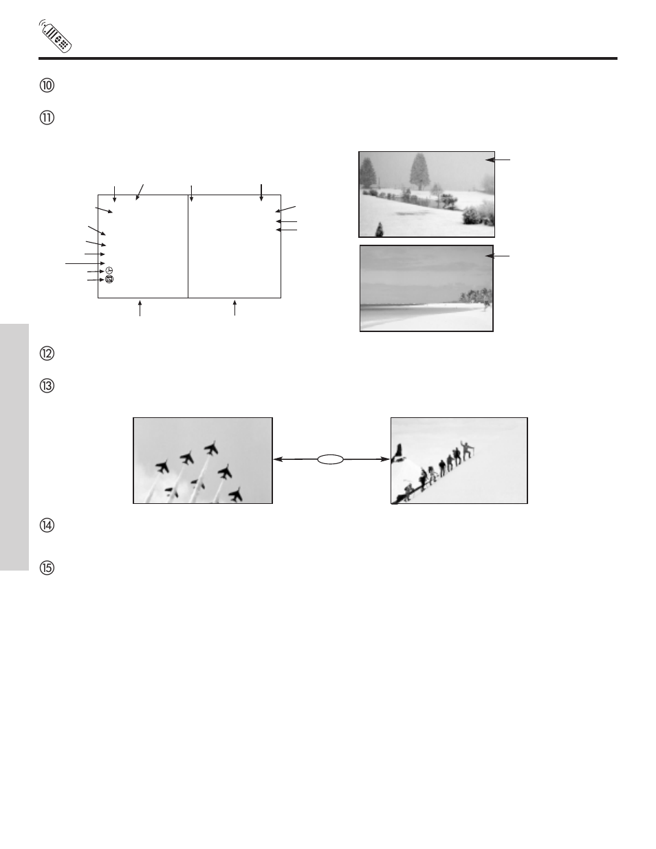 How to use the remote to control your tv, The remo te contr ol | Hitachi 57G500 User Manual | Page 24 / 64