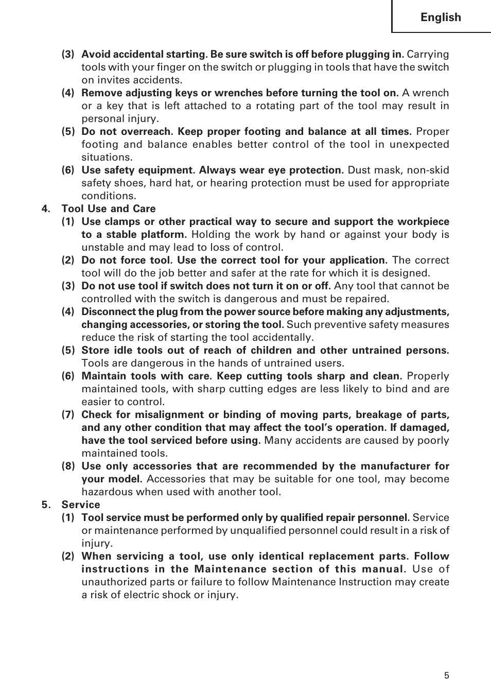 Hitachi DH 24 PF User Manual | Page 5 / 76