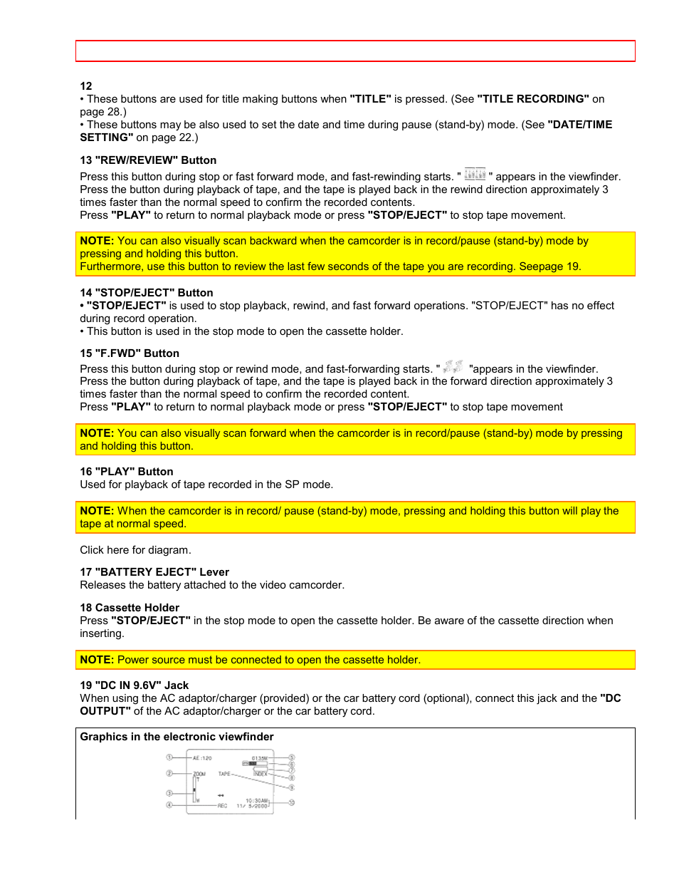 Hitachi VTFX6500A User Manual | Page 13 / 35