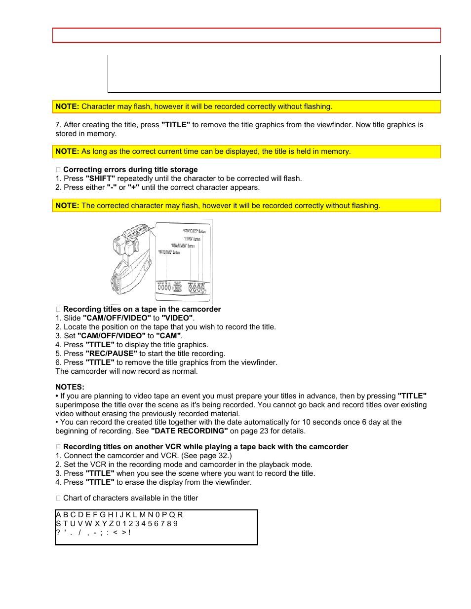 Hitachi VTFX6500A User Manual | Page 28 / 35
