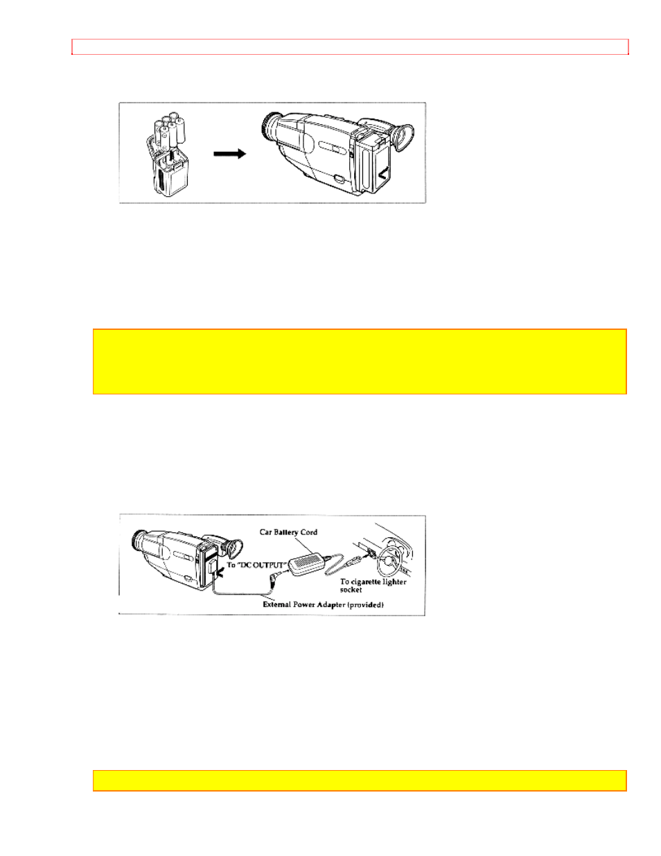 Using a car battery | Hitachi VM-E55A User Manual | Page 24 / 63