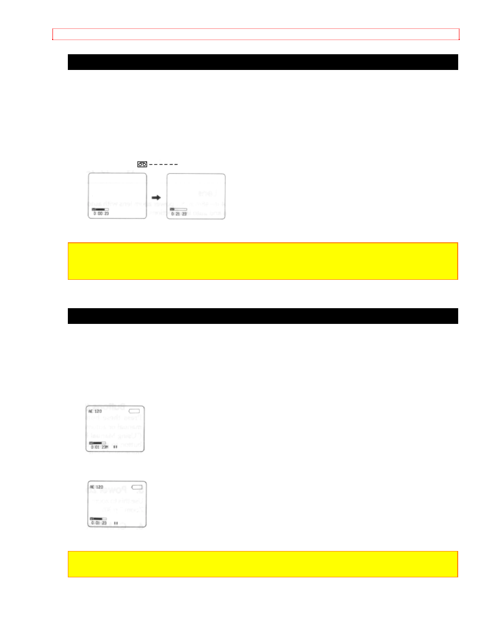 Remaining tape using the display button | Hitachi VM-E55A User Manual | Page 31 / 63