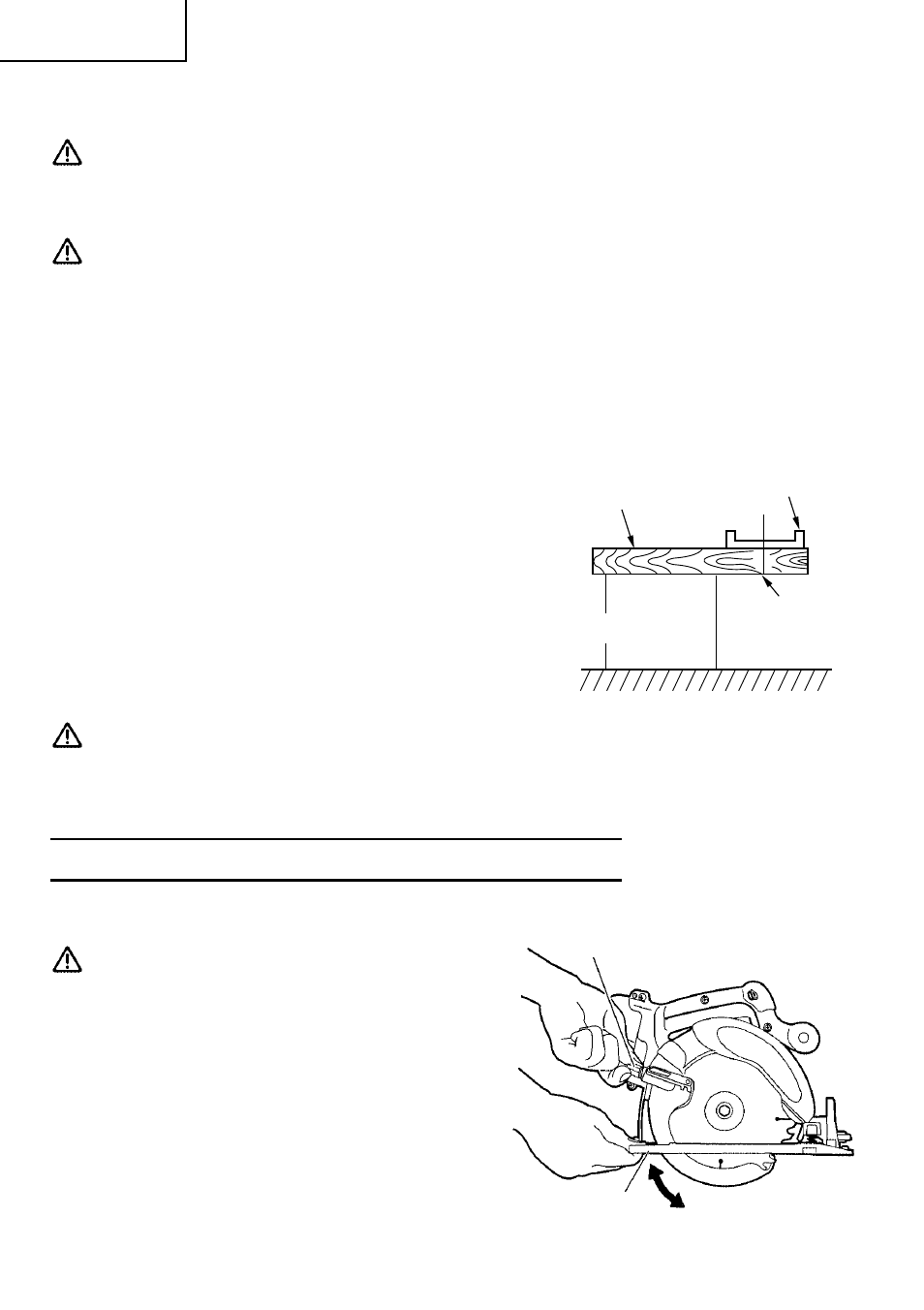 Avertissement, Réglage de la scie avant l’utilisation | Hitachi C 6DC2 User Manual | Page 46 / 88