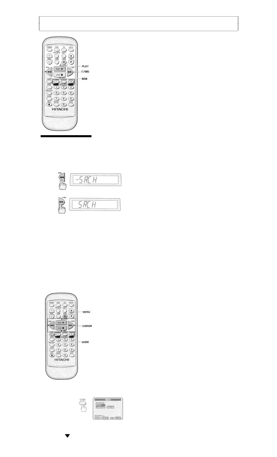 Choosing a mode for audio playback | Hitachi VT-FX6510A User Manual | Page 34 / 72