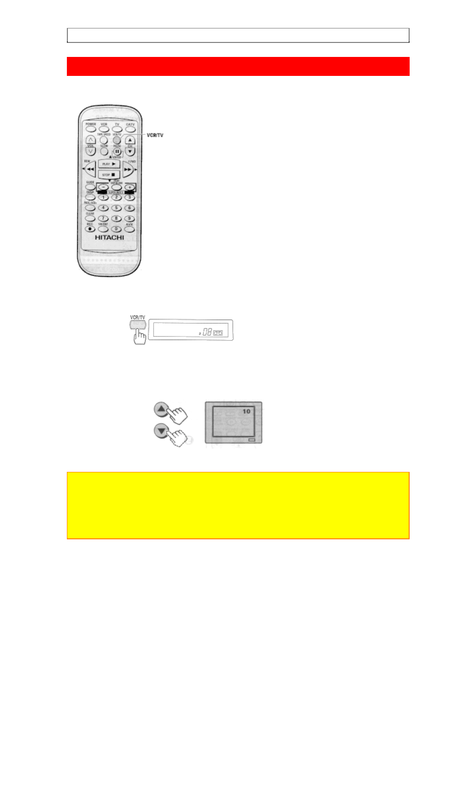 Recording a program, Recording tips | Hitachi VT-FX6510A User Manual | Page 43 / 72