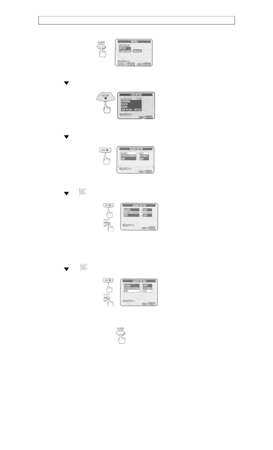 Stereo vs. mono sound | Hitachi VT-FX6510A User Manual | Page 45 / 72