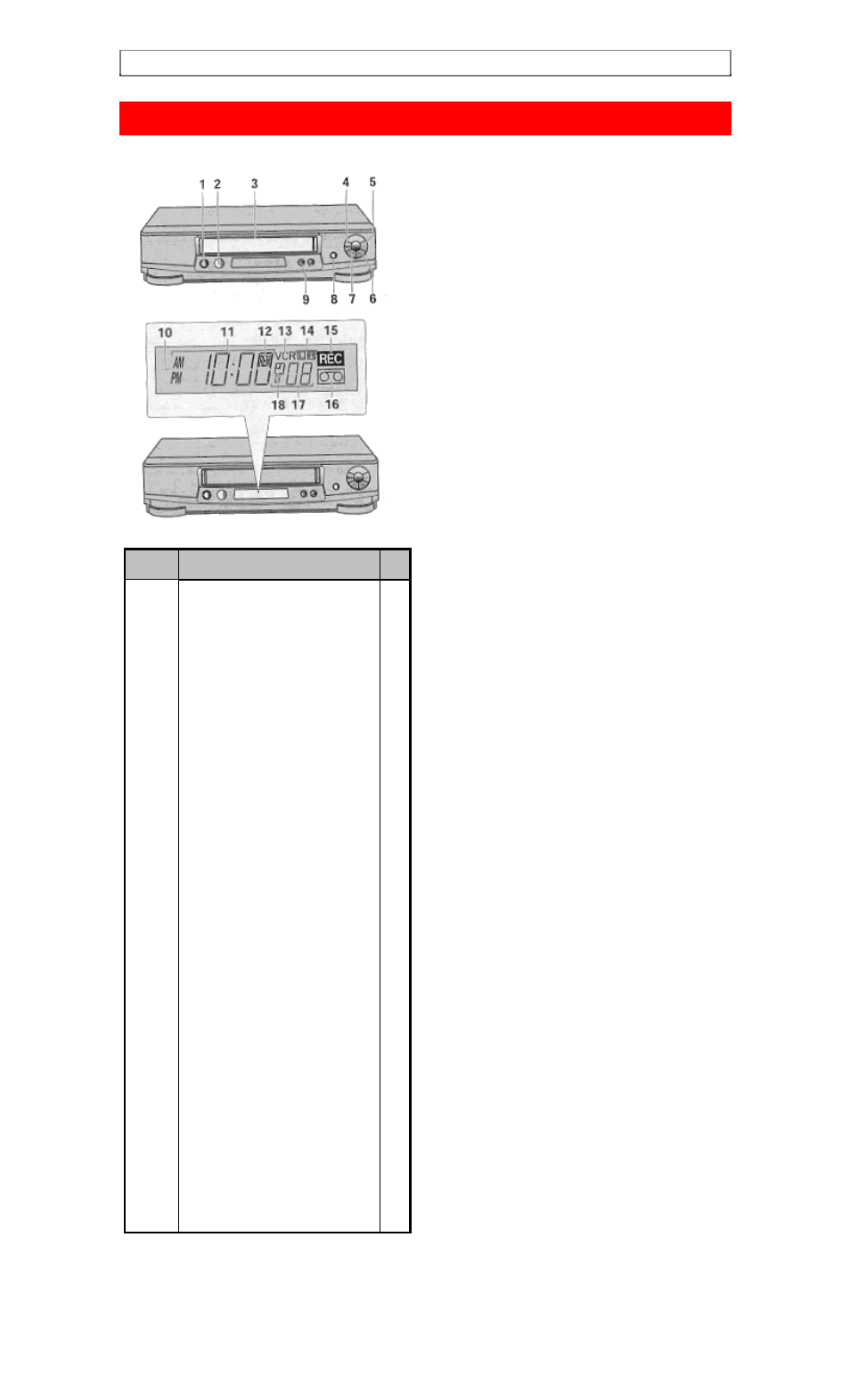 Customer controls | Hitachi VT-FX6510A User Manual | Page 8 / 72