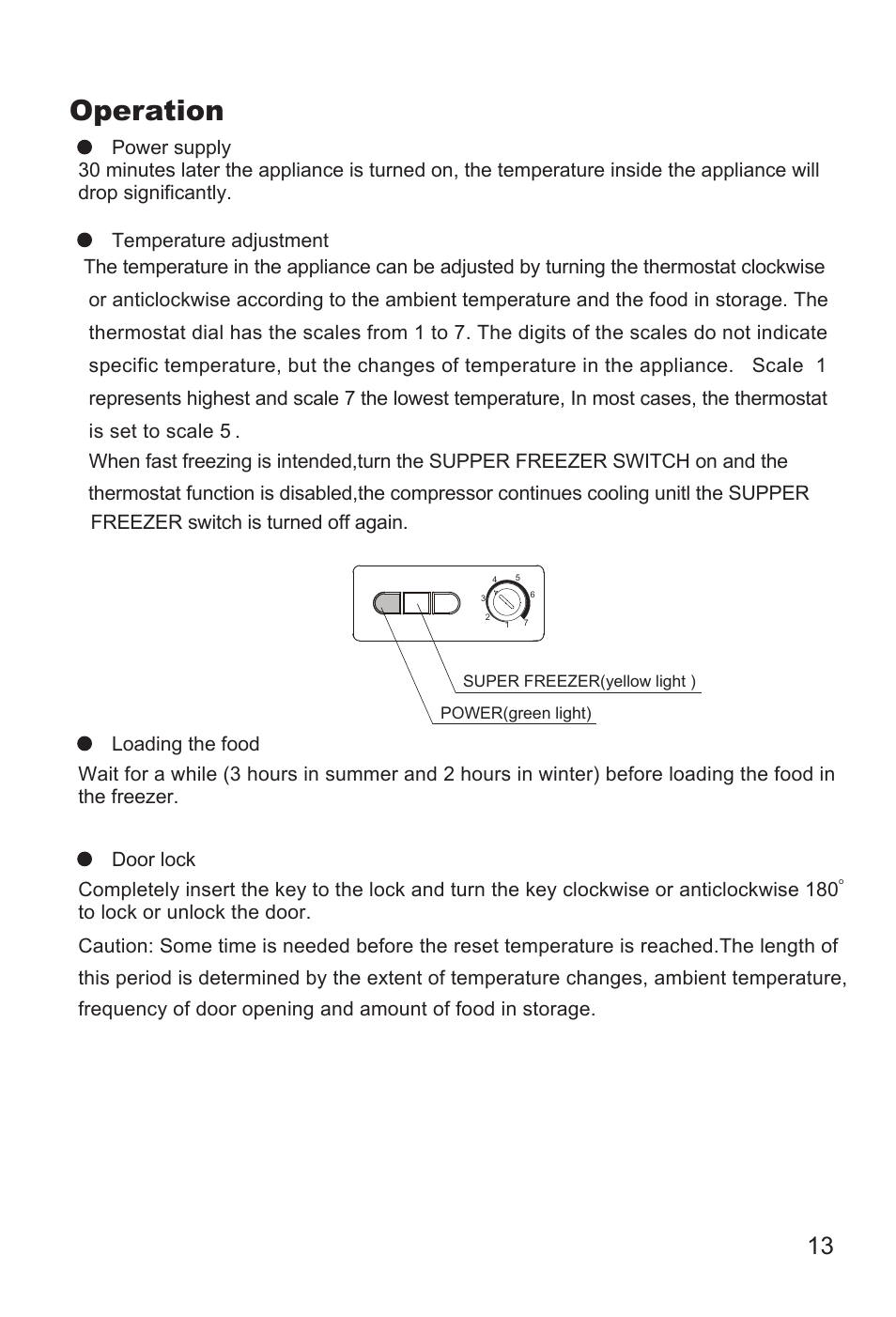 Operation | Hitachi HDF-385H User Manual | Page 14 / 14