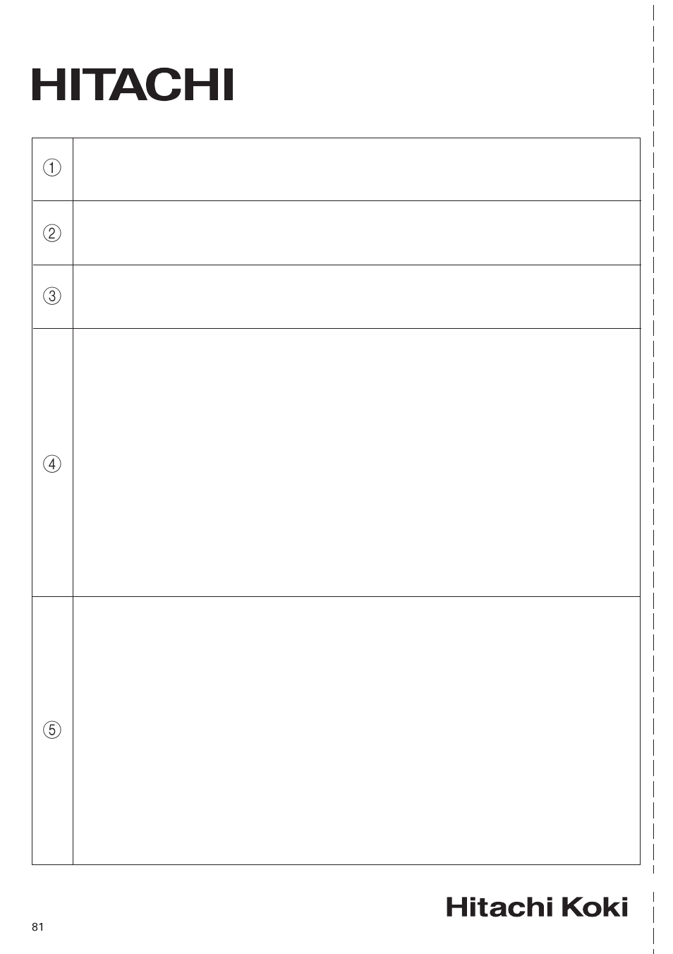 Hitachi DV 18DL User Manual | Page 82 / 86