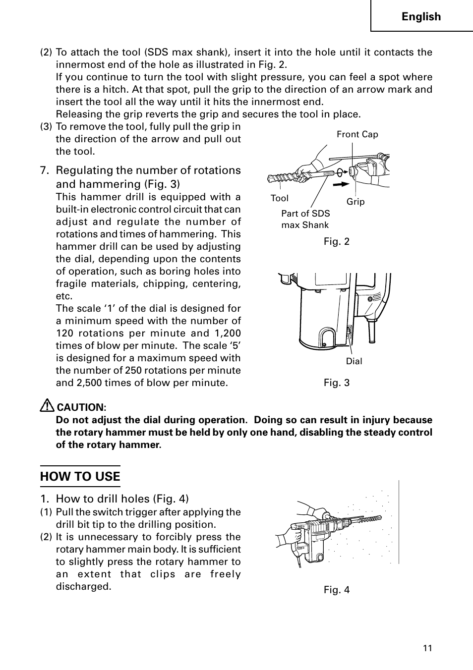 How to use | Hitachi DH 50MB User Manual | Page 11 / 68