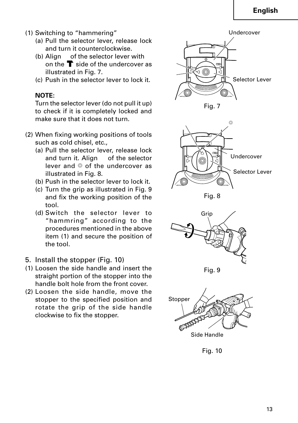 Hitachi DH 50MB User Manual | Page 13 / 68