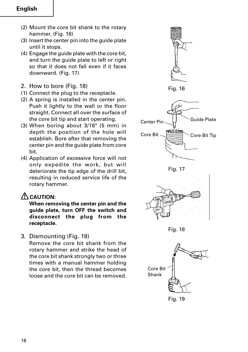 Hitachi DH 50MB User Manual | Page 16 / 68