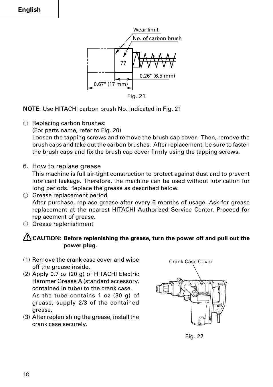 Hitachi DH 50MB User Manual | Page 18 / 68