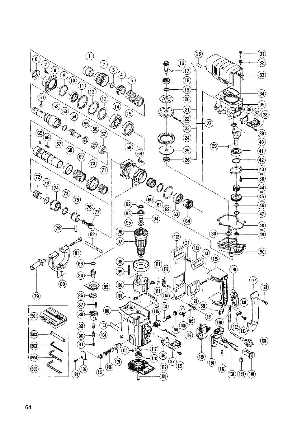 Hitachi DH 50MB User Manual | Page 64 / 68