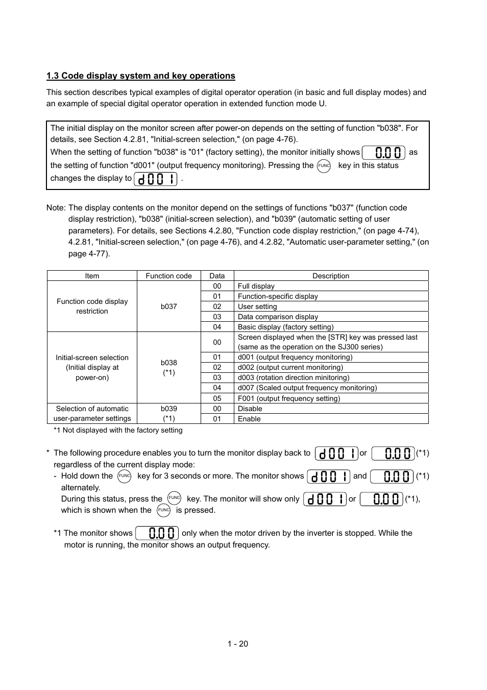 Hitachi SJ700-2 Series User Manual | Page 24 / 81