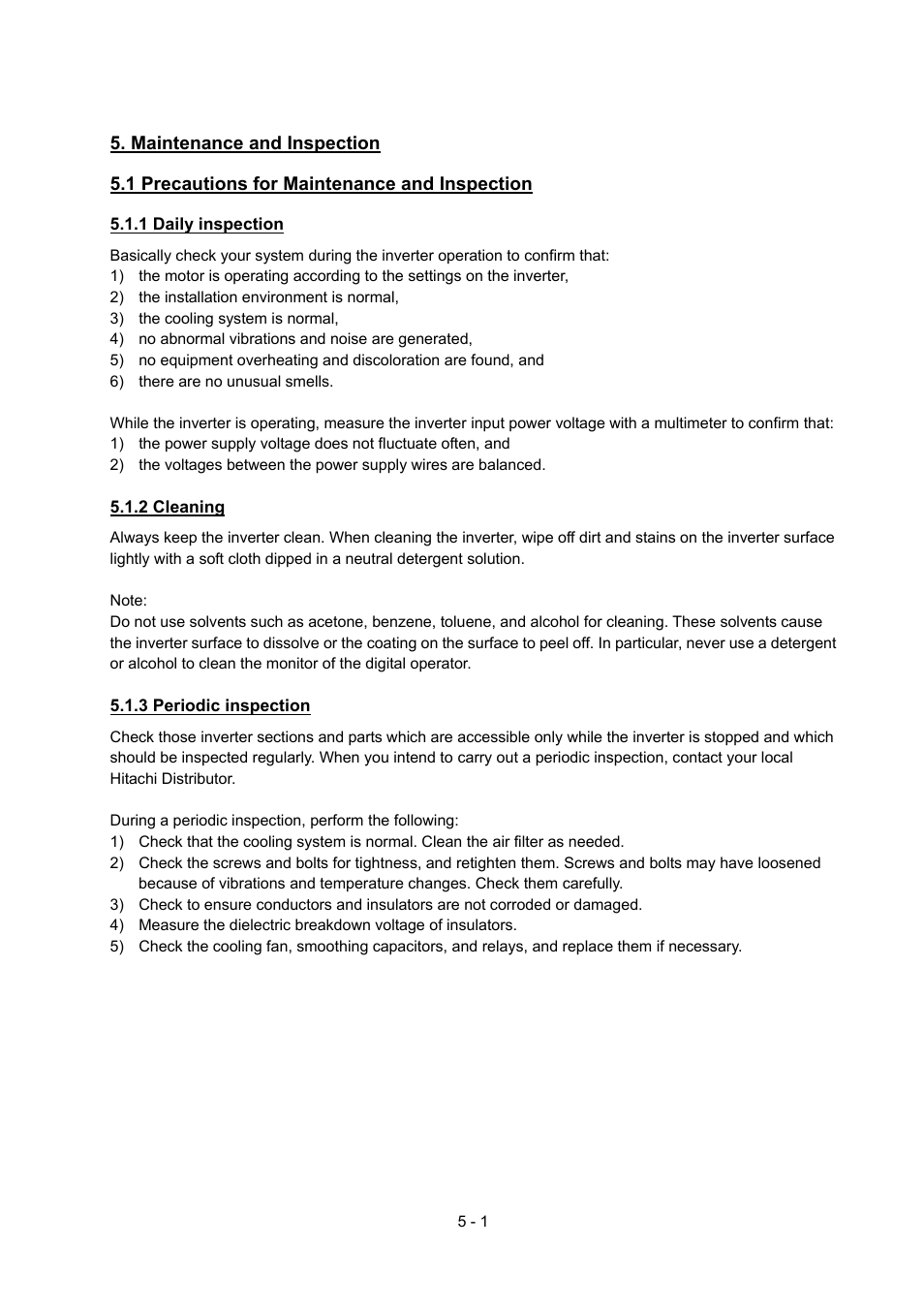 Hitachi SJ700-2 Series User Manual | Page 47 / 81