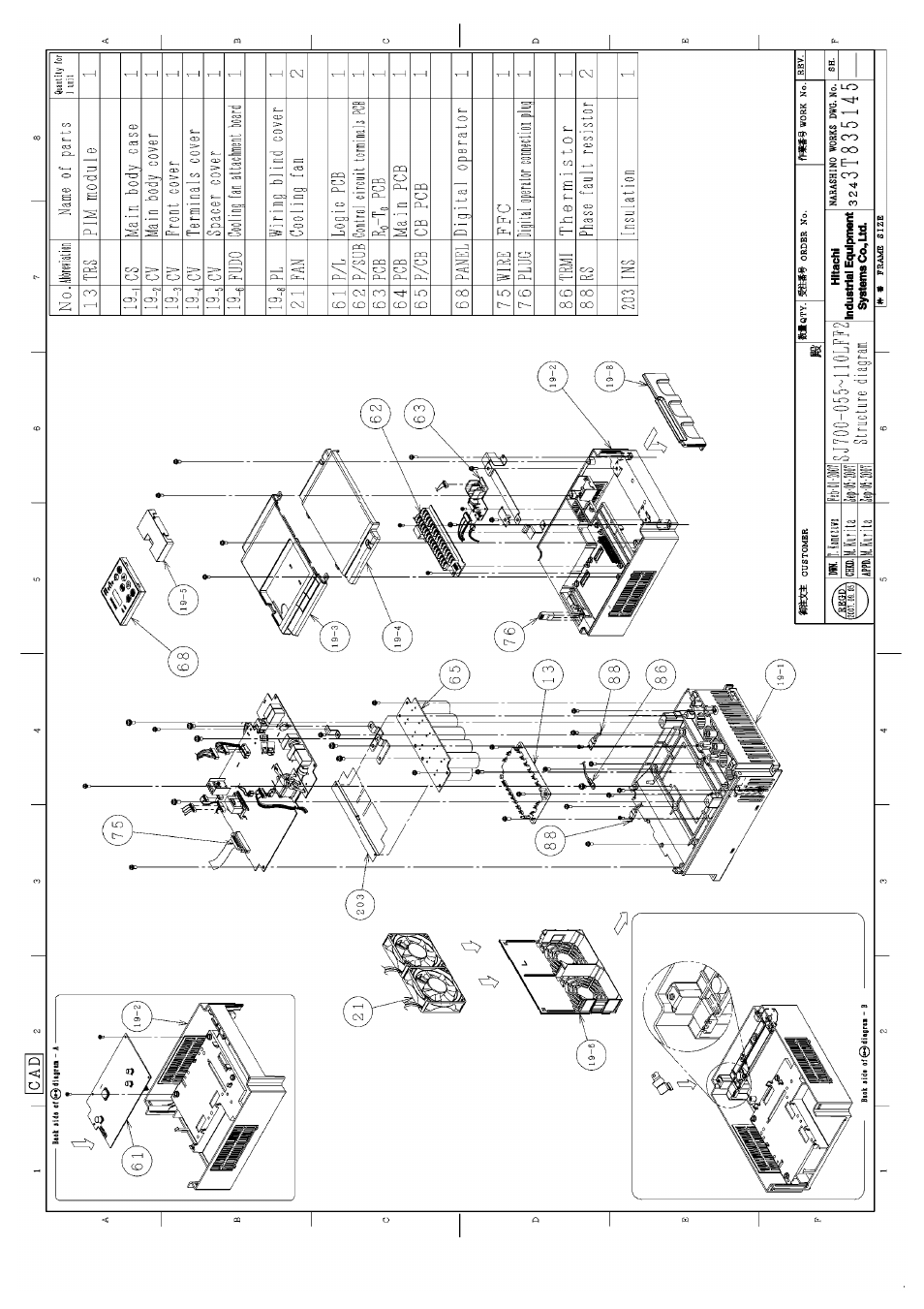Hitachi SJ700-2 Series User Manual | Page 69 / 81