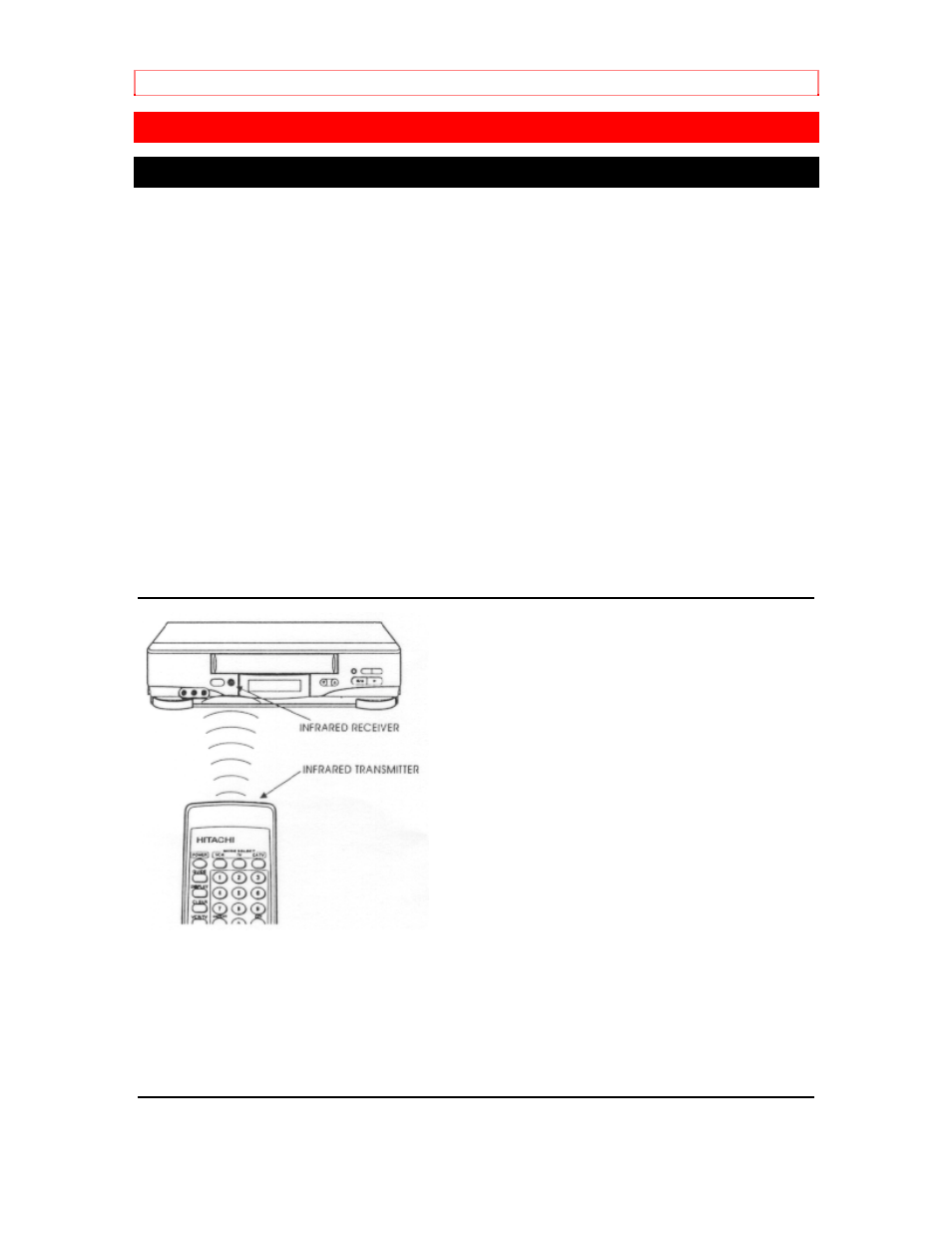 Getting started (controls), Quick tour of the controls, Remote control buttons | Hitachi VT-FX611A User Manual | Page 16 / 49