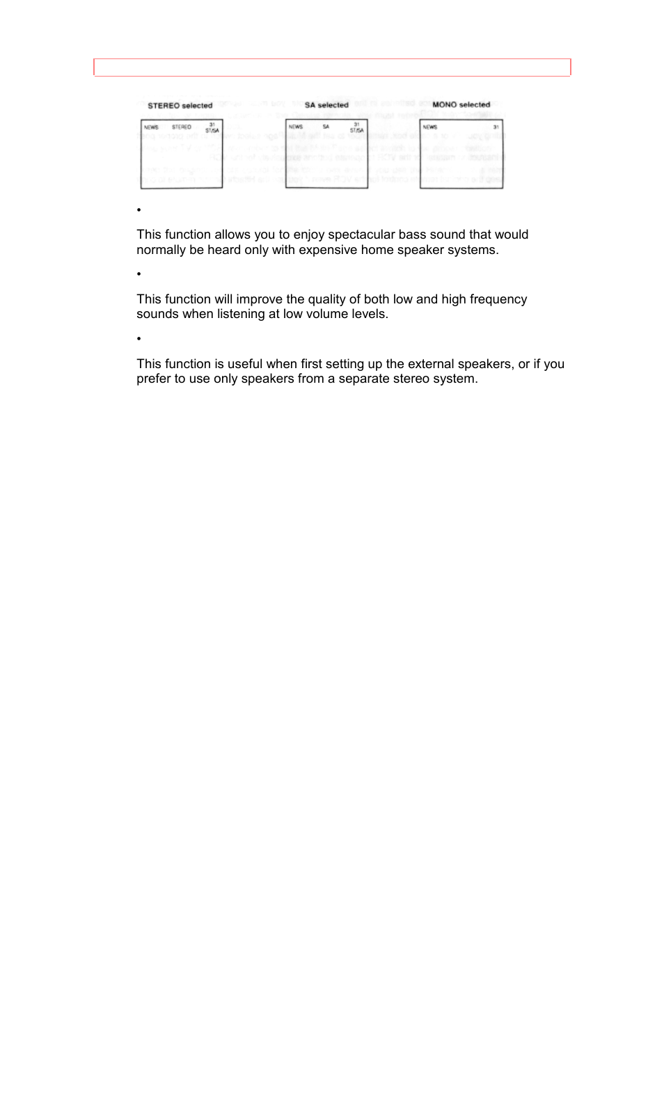 Dynamic bass • loudness • int. speakers | Hitachi 50EX8K/10B User Manual | Page 39 / 44