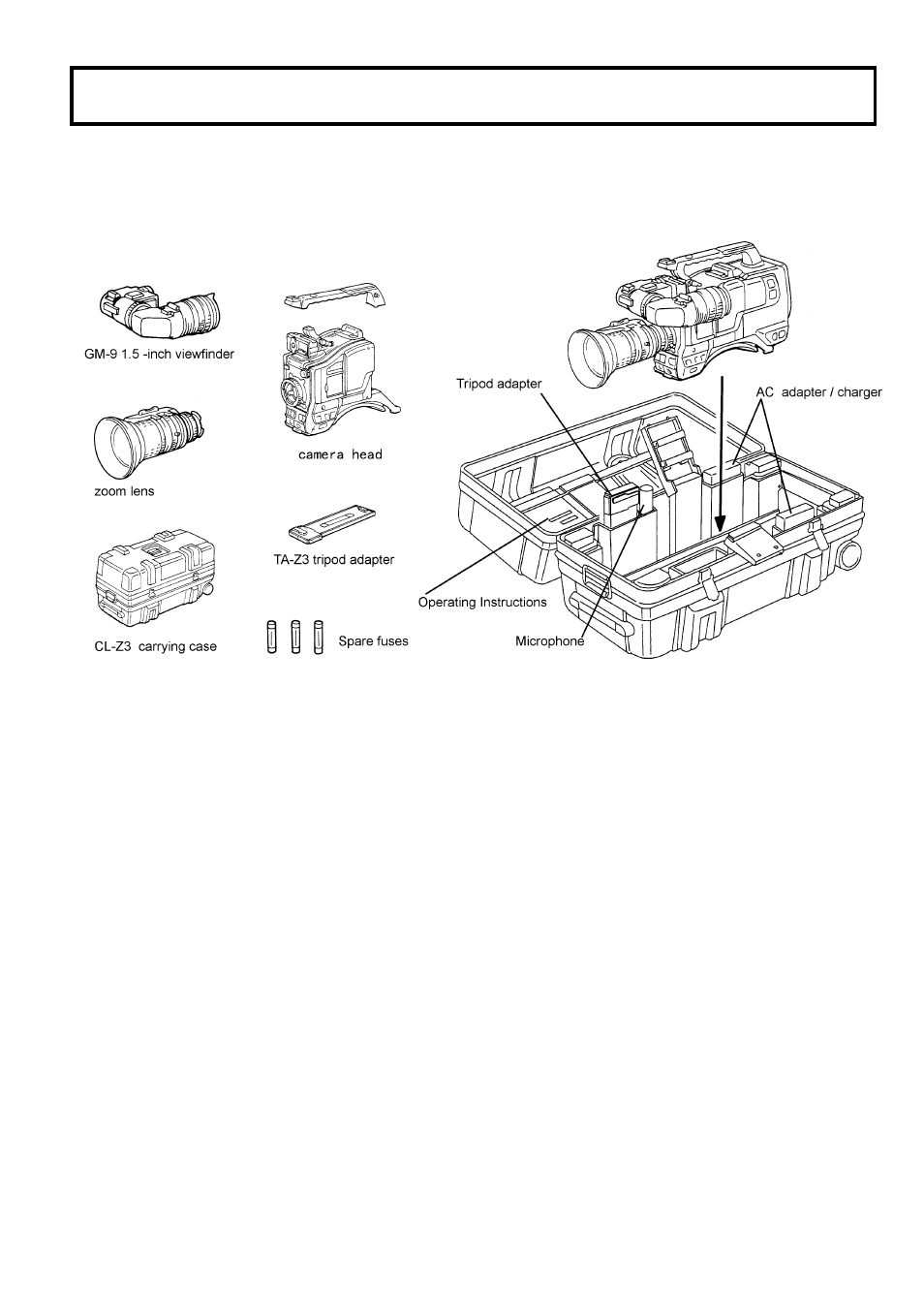 Composition(including accessories) ･････1, Composition (including accessories) | Hitachi V-21W User Manual | Page 12 / 86