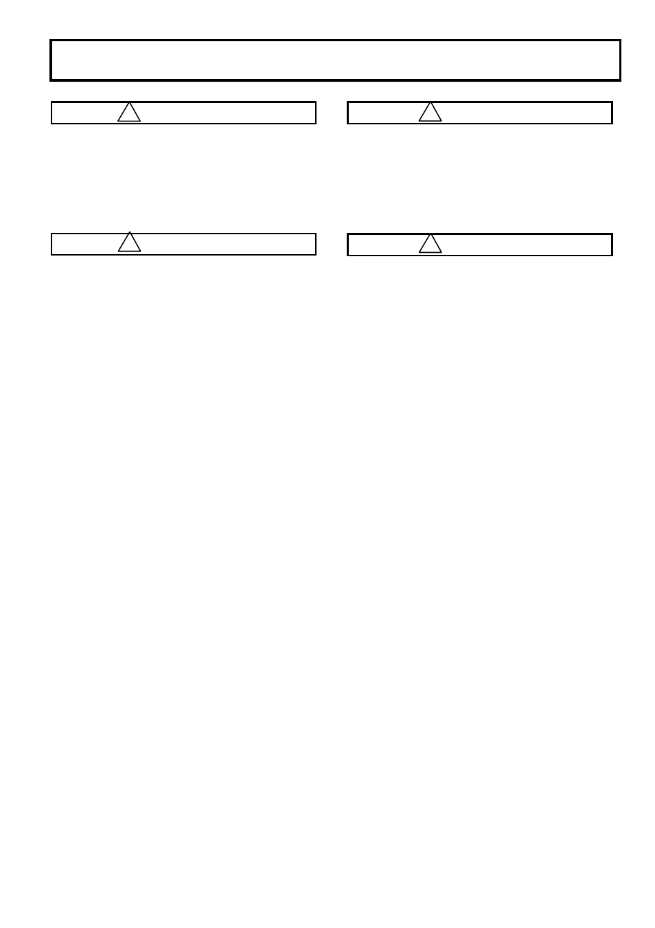 Warnings and cautions when using ･････4, Warnings and cautions when using | Hitachi V-21W User Manual | Page 15 / 86