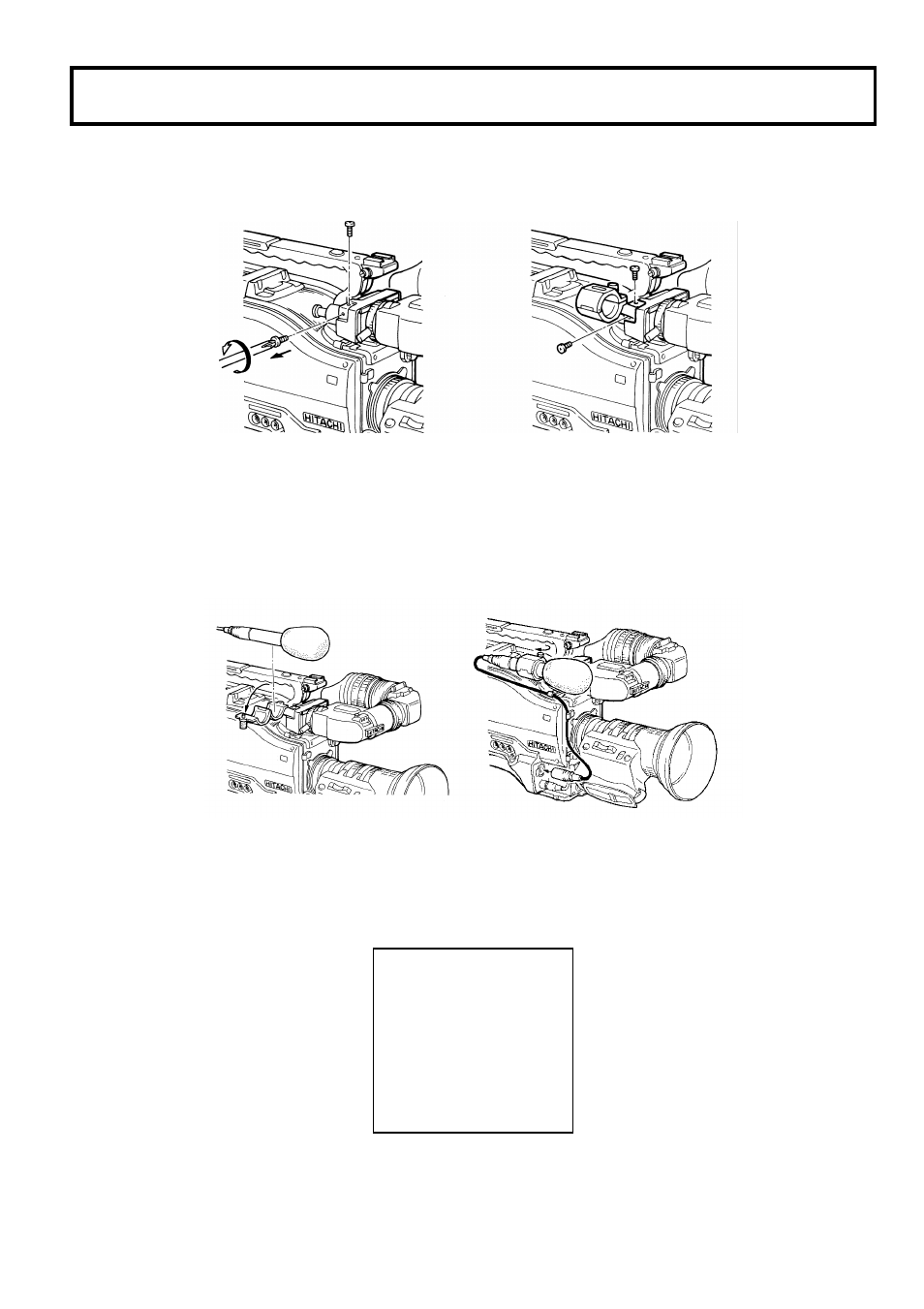 Microphone installation ･･･････････････18, Microphone installation | Hitachi V-21W User Manual | Page 29 / 86