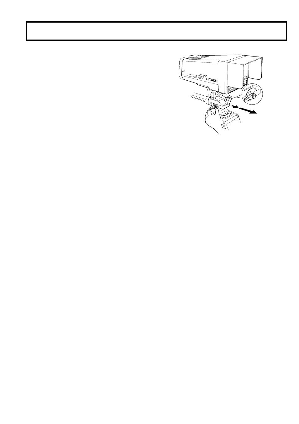 Gm-51 5-inch viewfinder attachment | Hitachi V-21W User Manual | Page 34 / 86