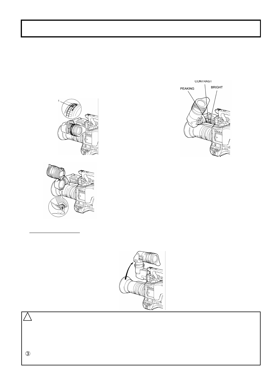 Viewfinder adjustment, Visibility adjustment, Screen adjustments | Hitachi V-21W User Manual | Page 41 / 86